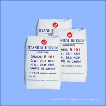 Utilisation d'émail de savon Anatase Dioxide de titane (B101)